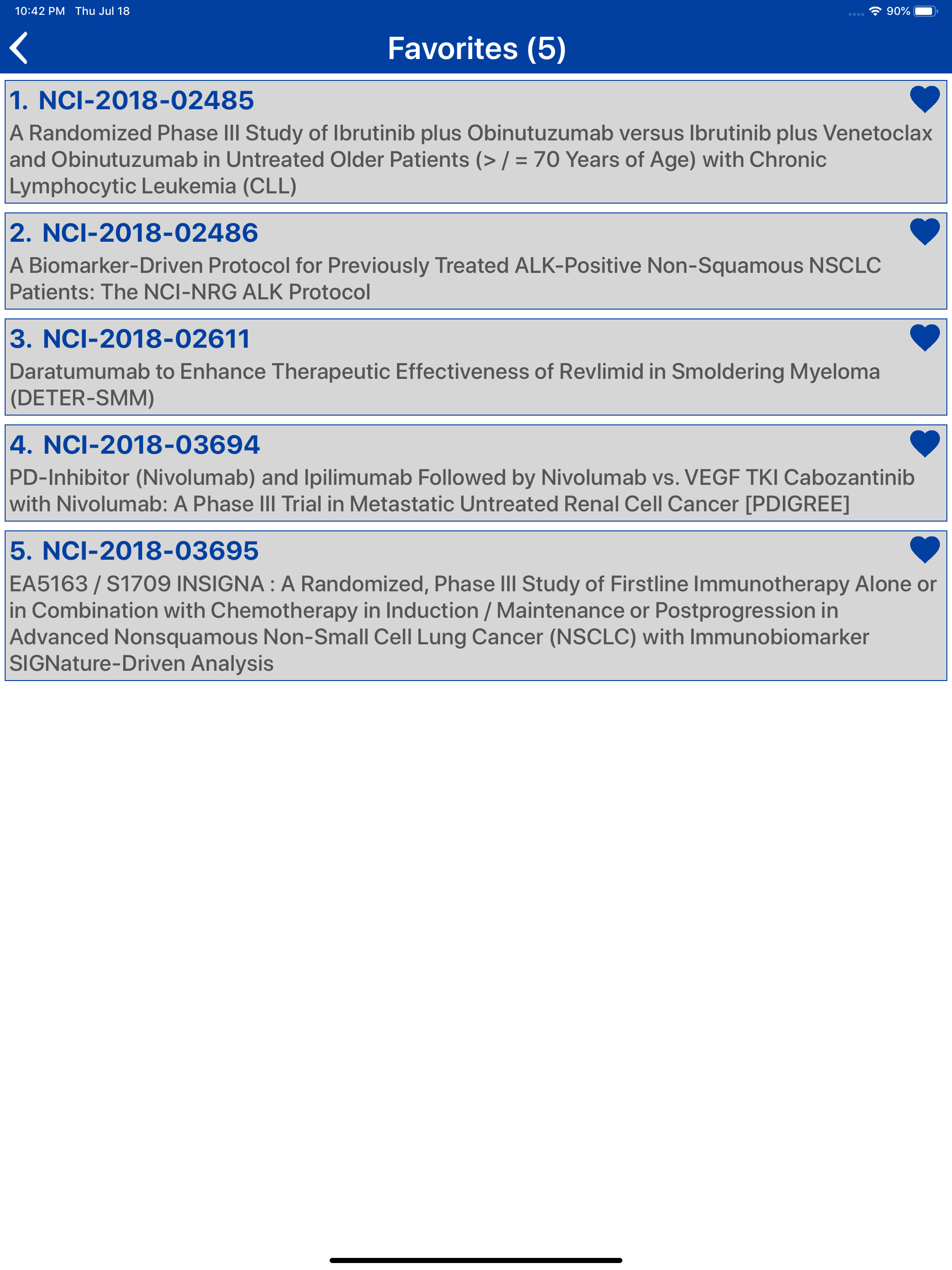 Clinical Trials Hub screenshot 14
