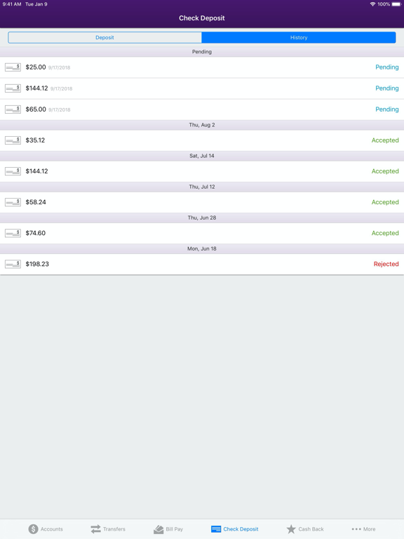 BankFinancial Mobile App iPad screenshot 9 - Finance app