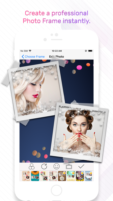 Screenshot #2 pour Edit Photo With Square Frames