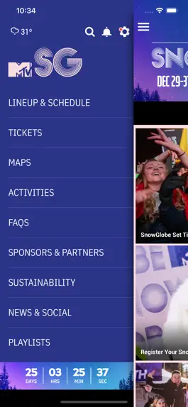 Game screenshot SnowGlobe Music Festival 2019 apk