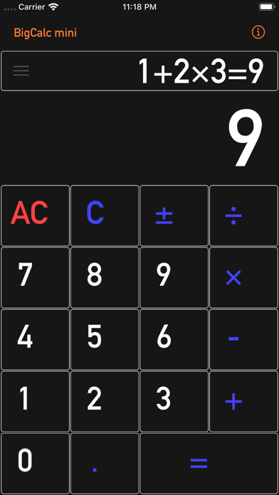 BigCalcMini Screenshot