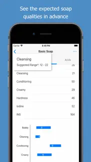 saponicalc iphone screenshot 1