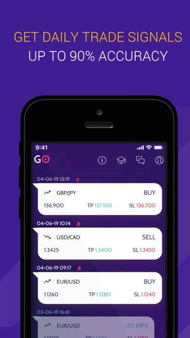 Screenshot #1 pour Go Forex Signals