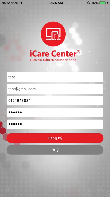 iCare Center - Đặt Dịch Vụ