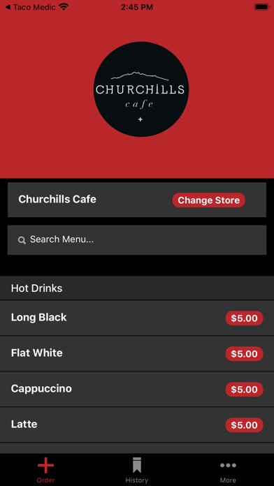 Churchills Cafe screenshot 3