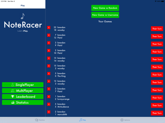 NoteRacer - Music Note Reading iPad screenshot 6 - Music app