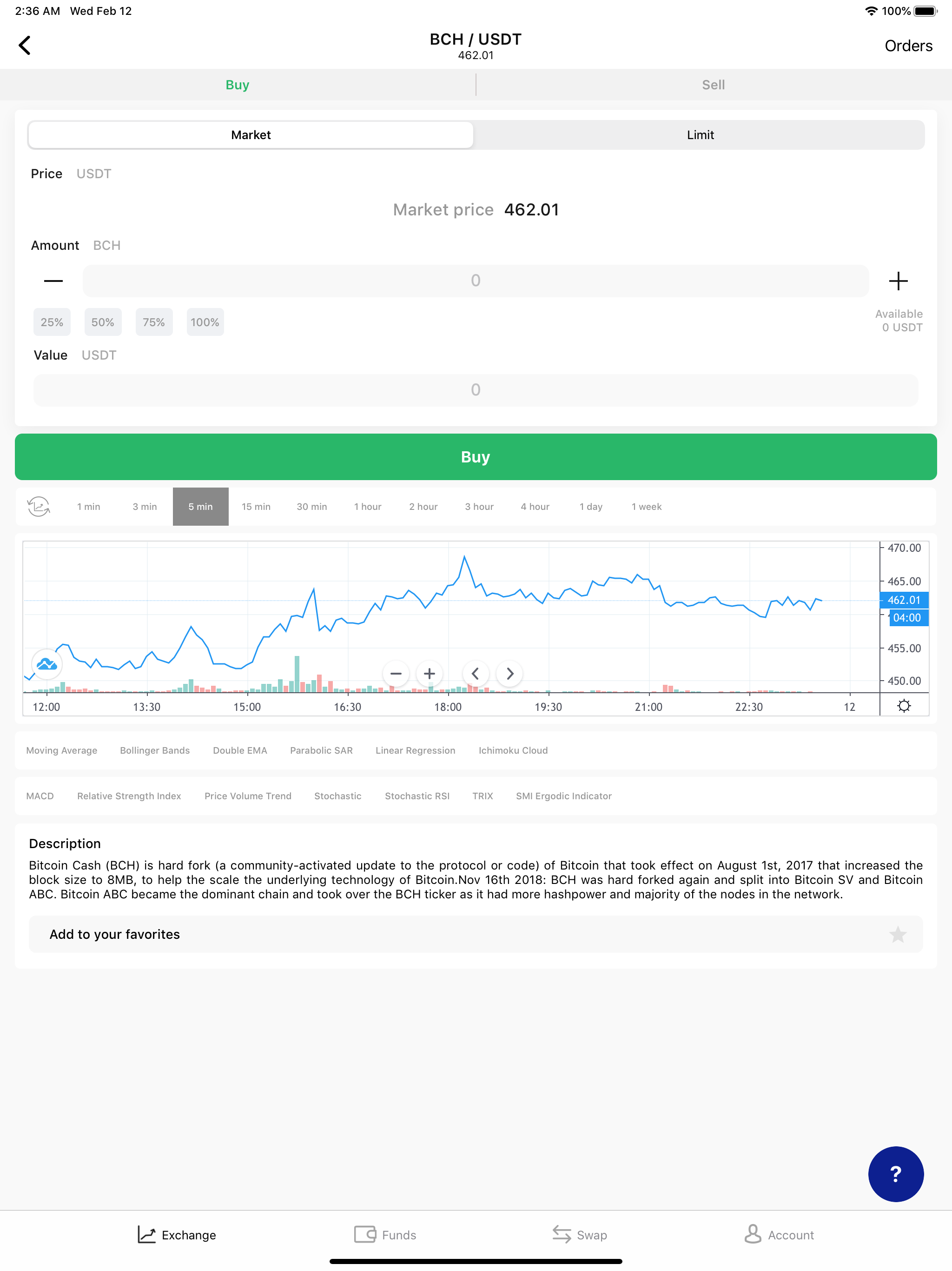 Bitcoin exchange and wallet screenshot 8