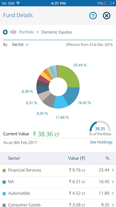 India Investments Screenshot