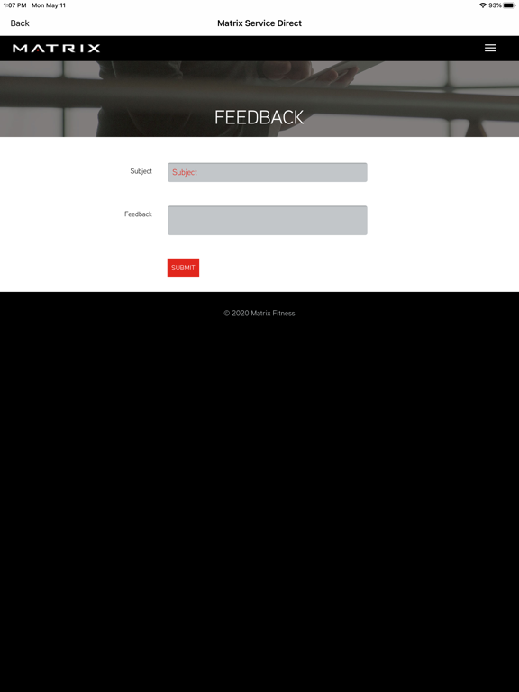 Matrix Service Direct - NA iPad screenshot 7 - Health & Fitness app