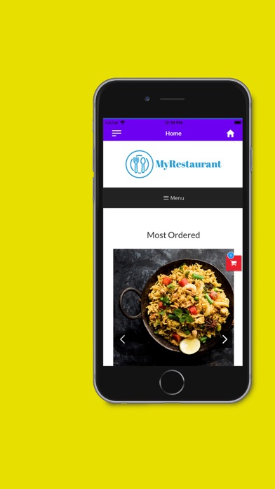 Screenshot #2 pour My Restaurant Online Food