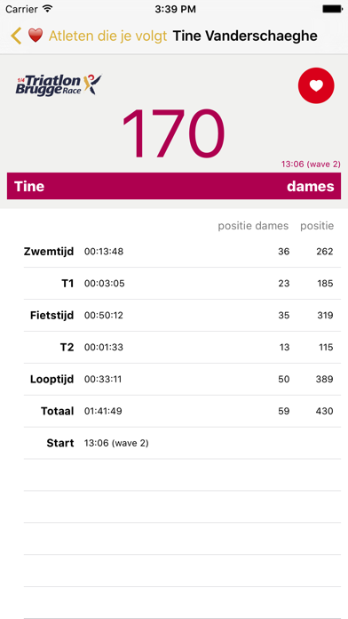 Triatlon door Brugge Screenshot