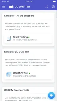 colorado dmv permit test iphone screenshot 3