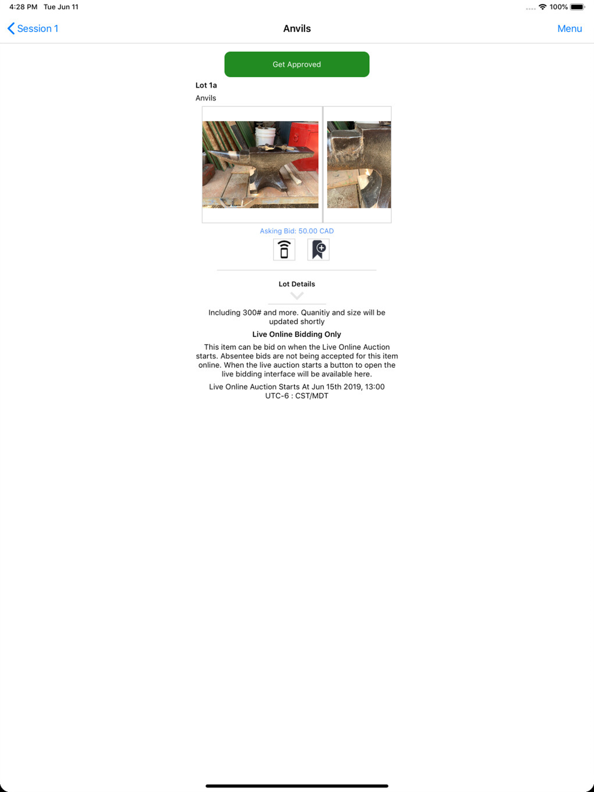 Chescu Auctions screenshot 6