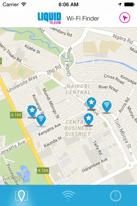Liquid Telecom Wi-Fi Finder