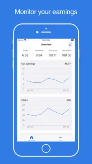 adsearnings - see ads income iphone screenshot 1