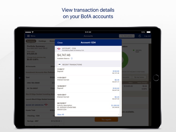 Merrill Edge for iPad screenshot-8