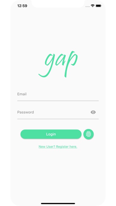 Gap Cloud - Sales App Screenshot