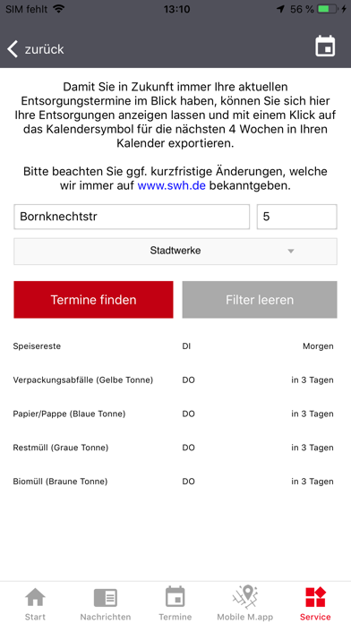 Mein HALLE Screenshot