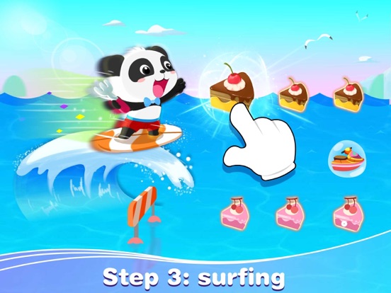 Baby Panda Vacation - BabyBus iPad screenshot 3 - Education app