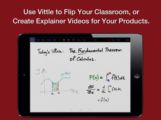 Screenshot #2 for Vittle: Smart Whiteboard Video