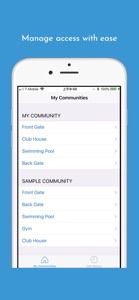 Entry and Community Manager screenshot #1 for iPhone