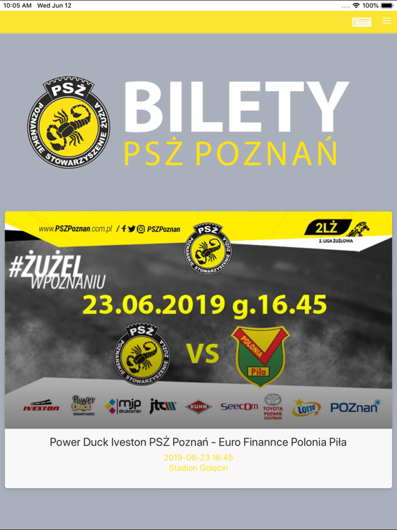Screenshot #5 pour Bilety PSŻ Poznań