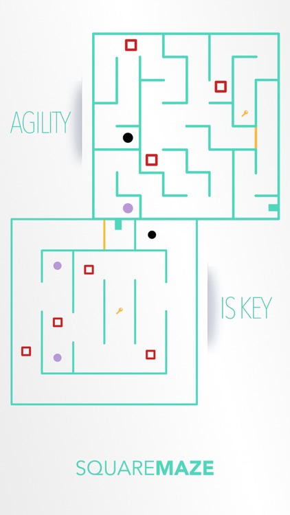 Square Maze : A minimal puzzle