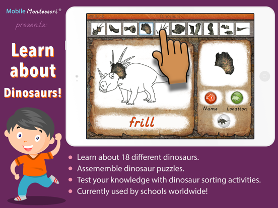 Screenshot #4 pour Let's Learn About Dinosaurs!