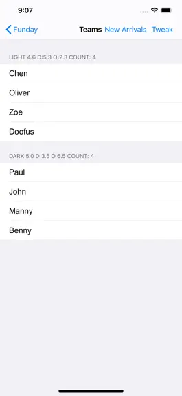 Game screenshot TeamChooser apk