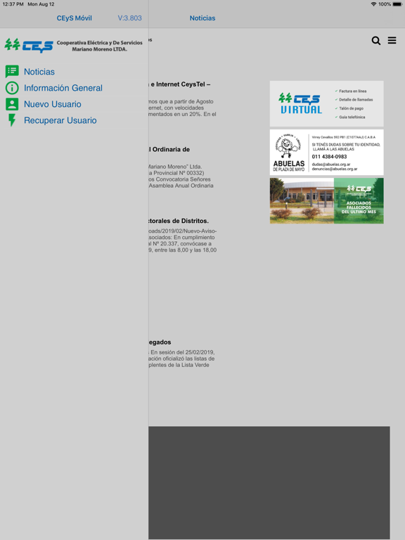 Screenshot #5 pour CEyS Movil