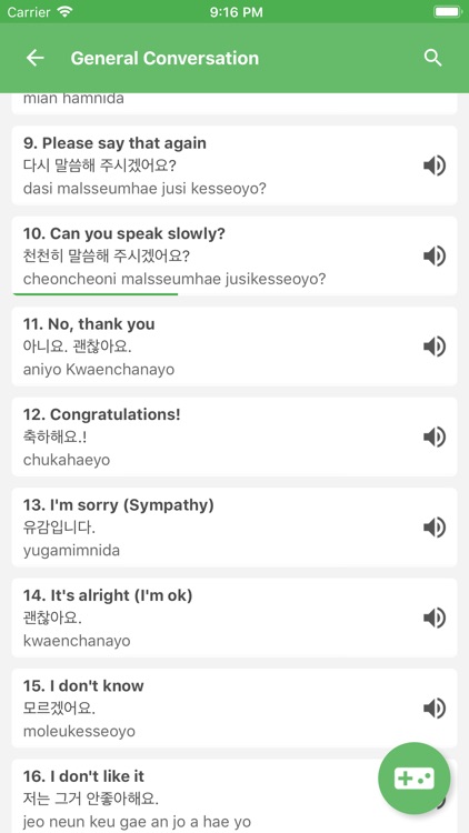 Learn Korean Offline - Topic