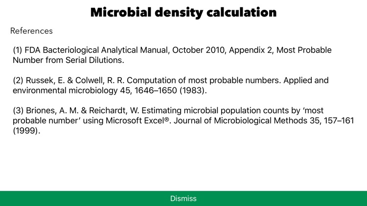 Microbial density calculation screenshot-3