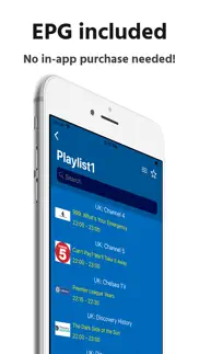 simple iptv playlist iphone screenshot 2