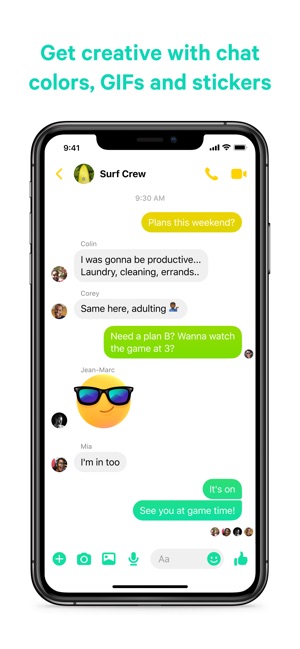scarica messenger per iphone