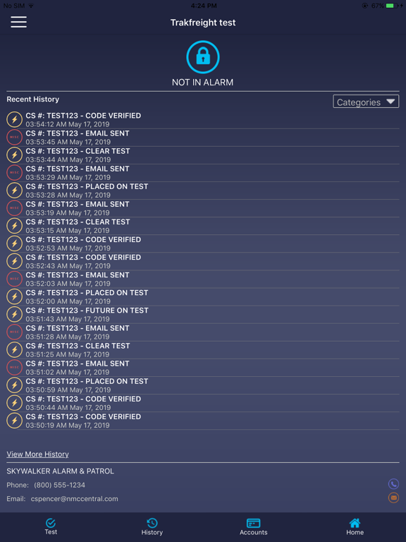 Screenshot #5 pour AlarmAccount