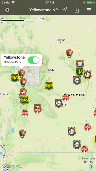 Wyoming Pocket Maps screenshot 3