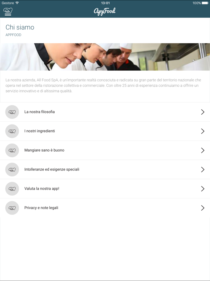 APP FOOD - All Food SpA