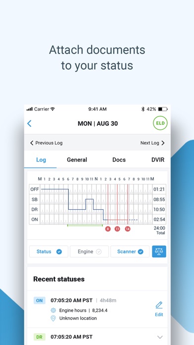 How to cancel & delete Ezlogz- ELD - Logbook & Social from iphone & ipad 3