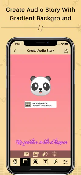 Game screenshot Audio Photo Video Status Maker apk