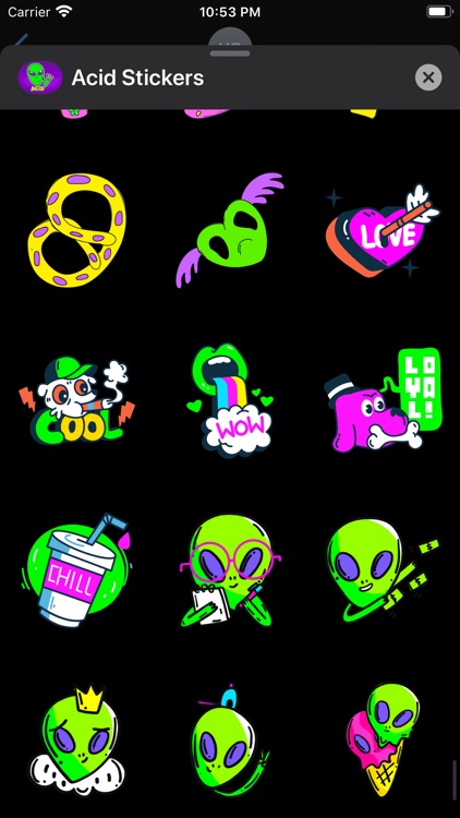 Acid Stickers: Trippy Fun screenshot-9