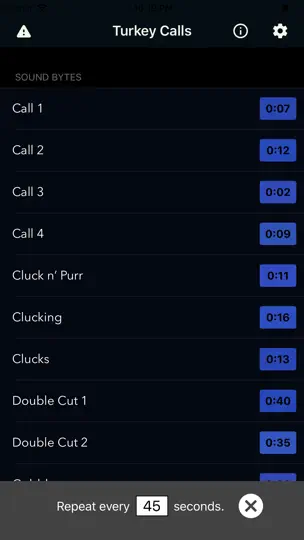 Turkey Call App iPhone Screenshot 1