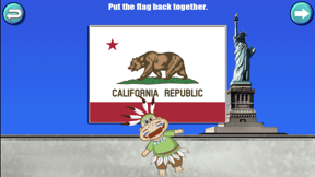 States and Capitals Map Games screenshot