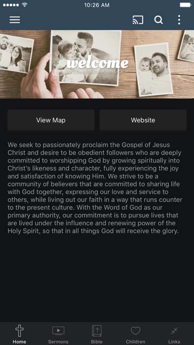 Clearwater Community Church Screenshot