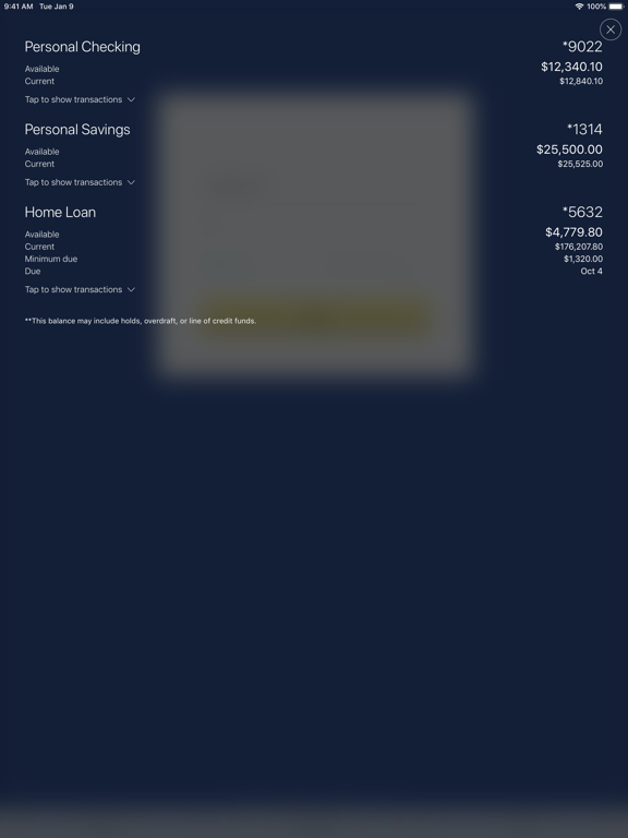 Screenshot #4 pour Xplore FCU Mobile Banking