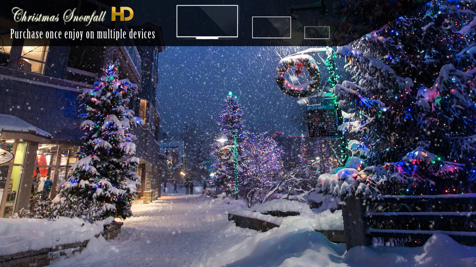 Christmas Snowfall HD screenshot 10