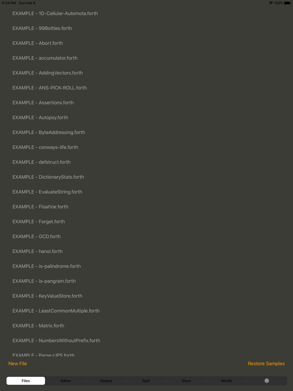 Screenshot #4 pour RETRO FORTH