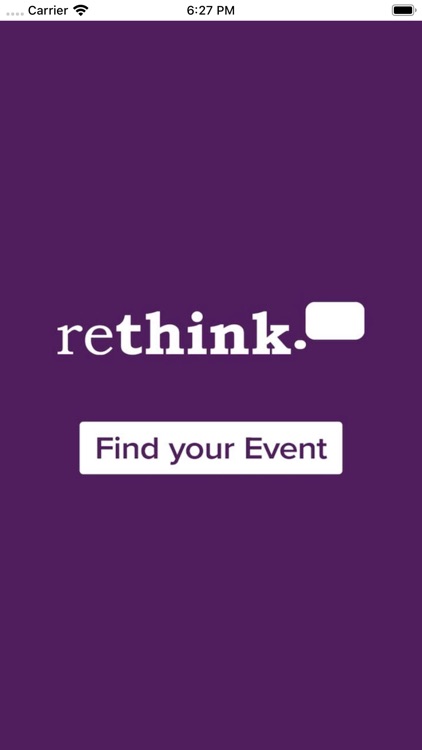 Rethink Events App