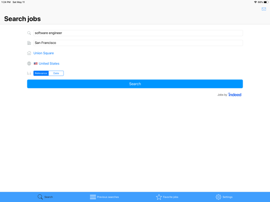 Jobs on map - easy job search iPad screenshot 4 - Business app