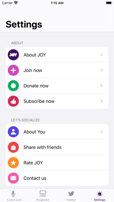 How to cancel & delete JOY 94.9 from iphone & ipad 4