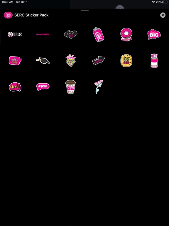 Screenshot #6 pour SERC Sticker Pack